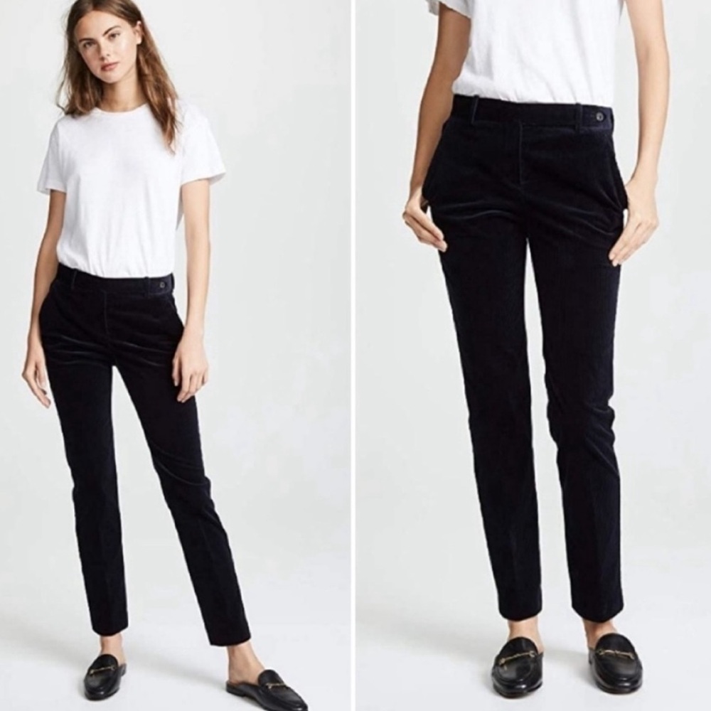 Theory 8 Slim Trouser Modern Corduroy in Deep Navy